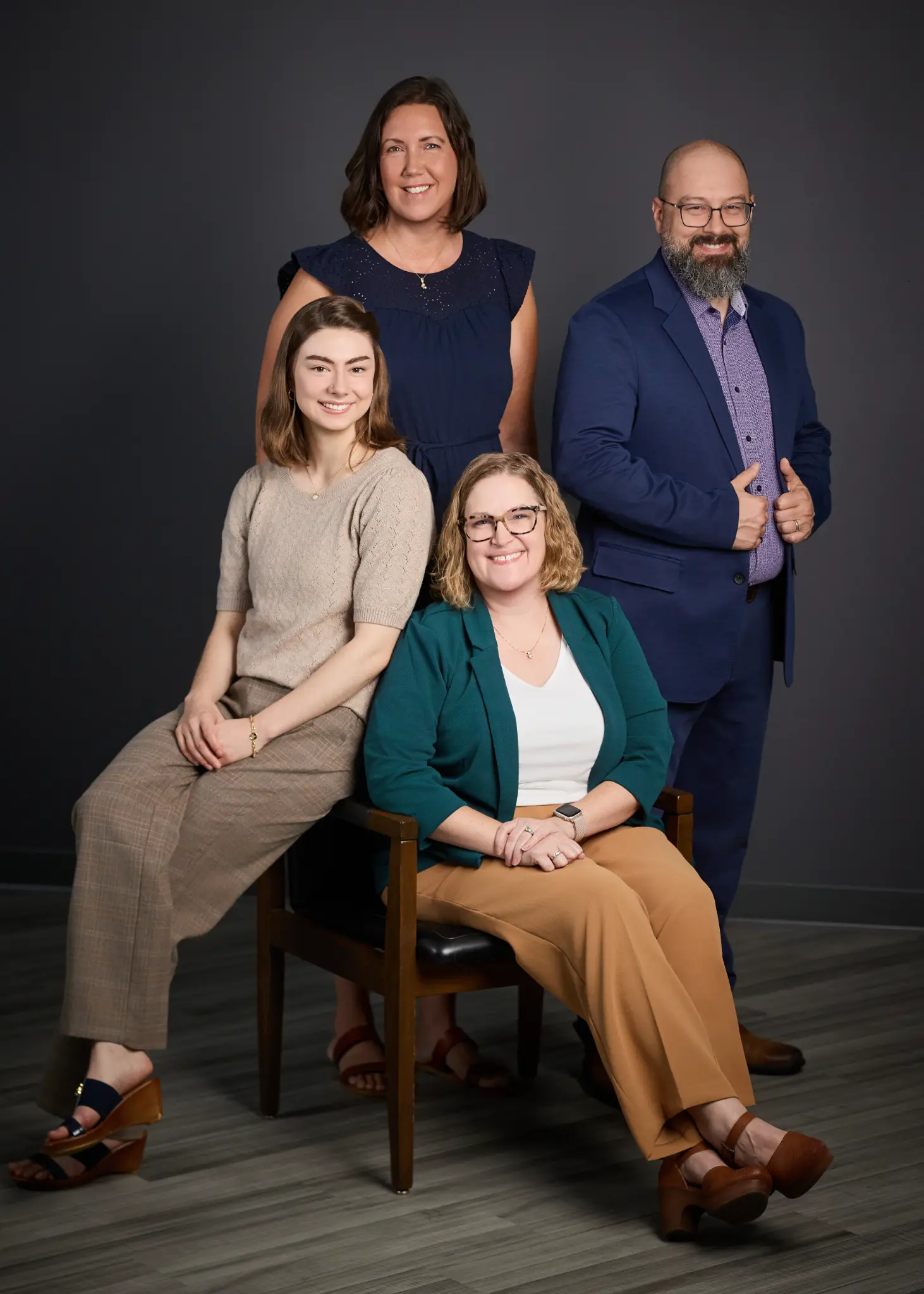 Allison Matson, Jennifer Schmidt, Stephanie Matson, and Scott Matson of Magnify Real Estate Group